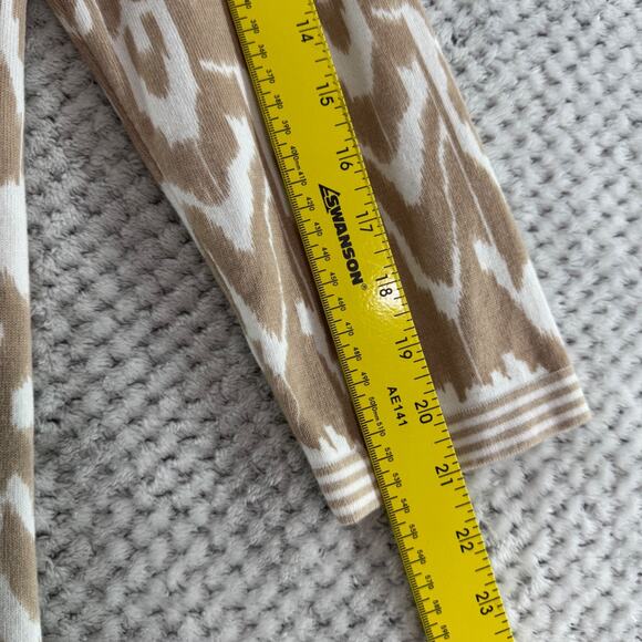 Chicos Sweater Womens 1 M/8 Brown Knit Tunic V-Neck Long Sleeve Soft Stretchy - Picture 9 of 12